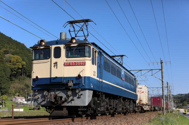 「5087レ」・金谷～菊川・EF65-2092