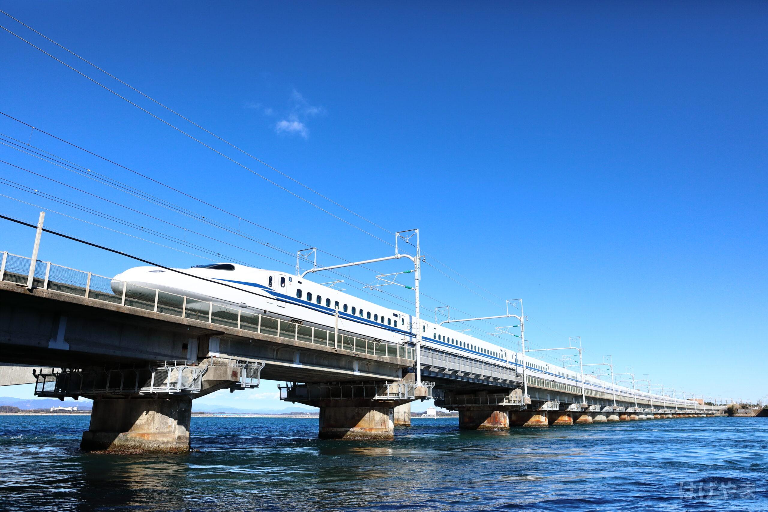 「N700S・J18編成」・浜松~豊橋・第三浜名橋梁