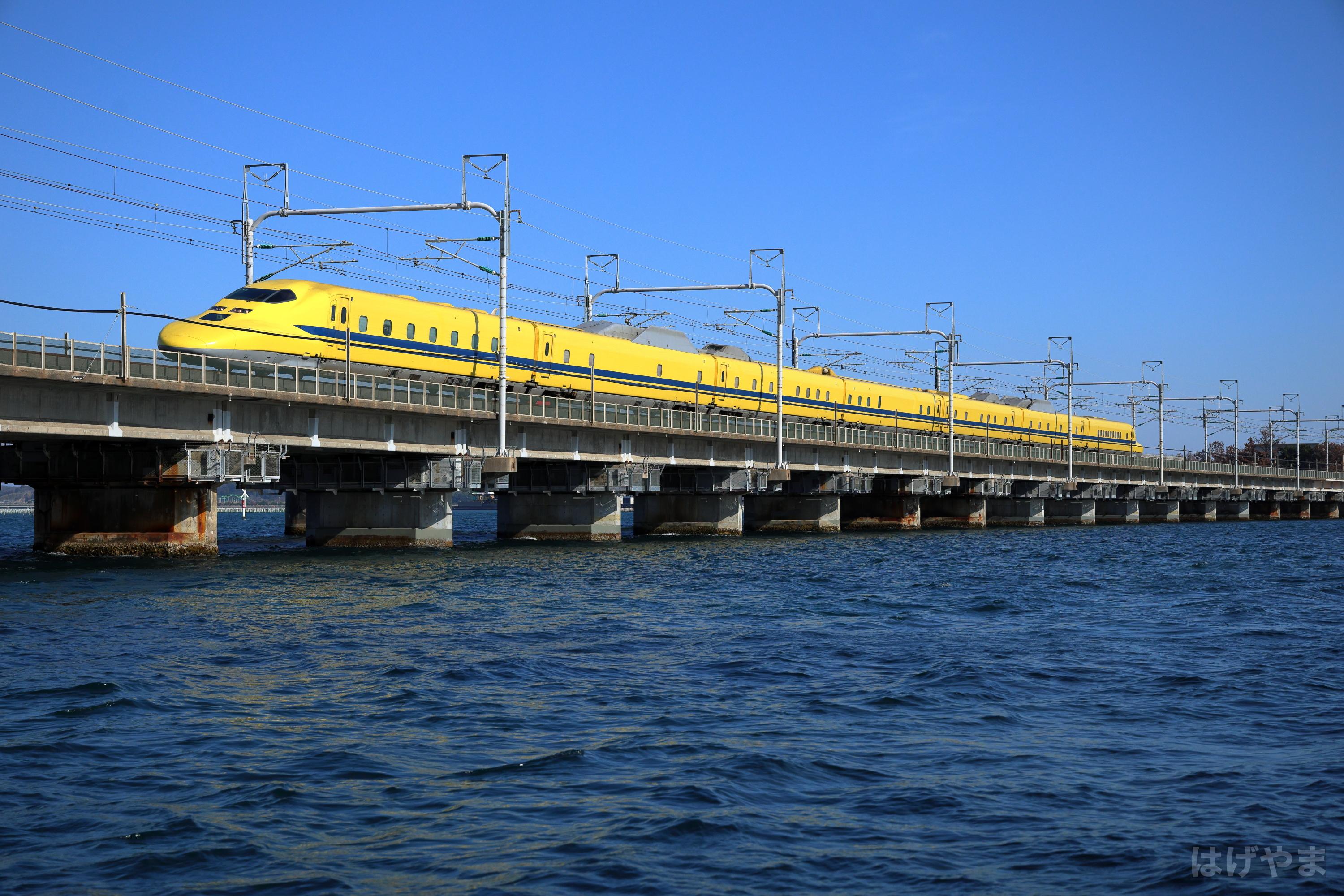 1月16日「ドクターイエロー」第三浜名橋梁